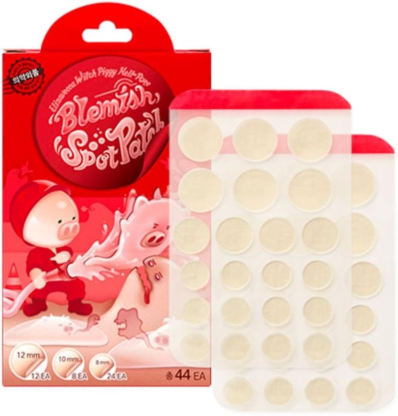 Elizavecca, Witch Piggy Hell-Pore, Parche para manchas de imperfecciones, 44 parches